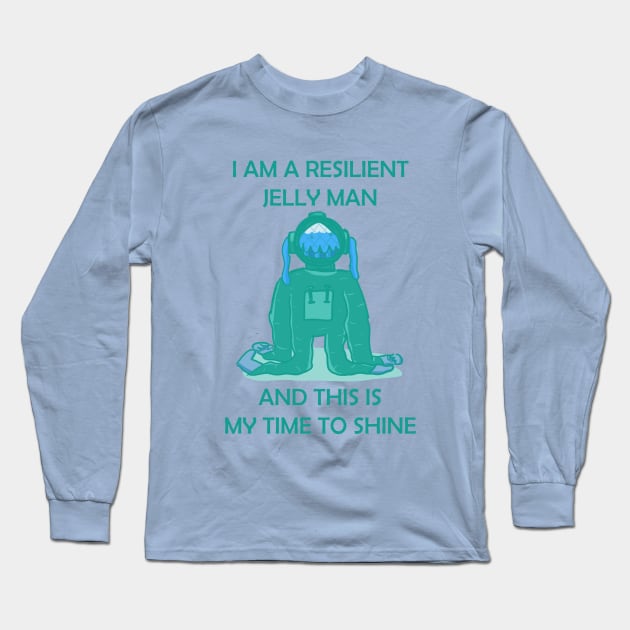 Terry, the Jelly Man Long Sleeve T-Shirt by frecklestudios